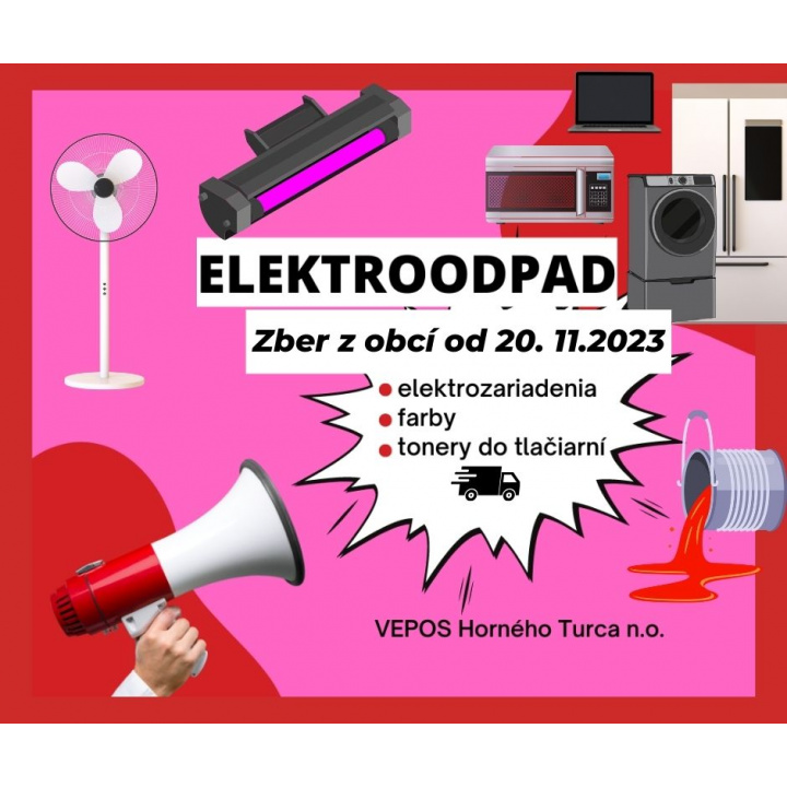 Zber elektroodpadu 21.11.2023